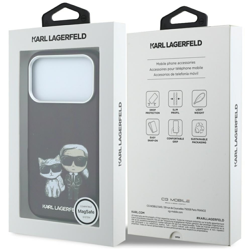 MagSafe futrola za Apple iPhone 18 Pro Max / 17 Pro Max, Karl Lagerfeld, KC Bodies Sketch, Bordo