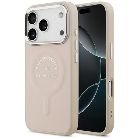 MagSafe futrola za Apple iPhone 18 Pro Max / 17 Pro Max, Karl Lagerfeld, Ring Karl RSG Logo, Roze