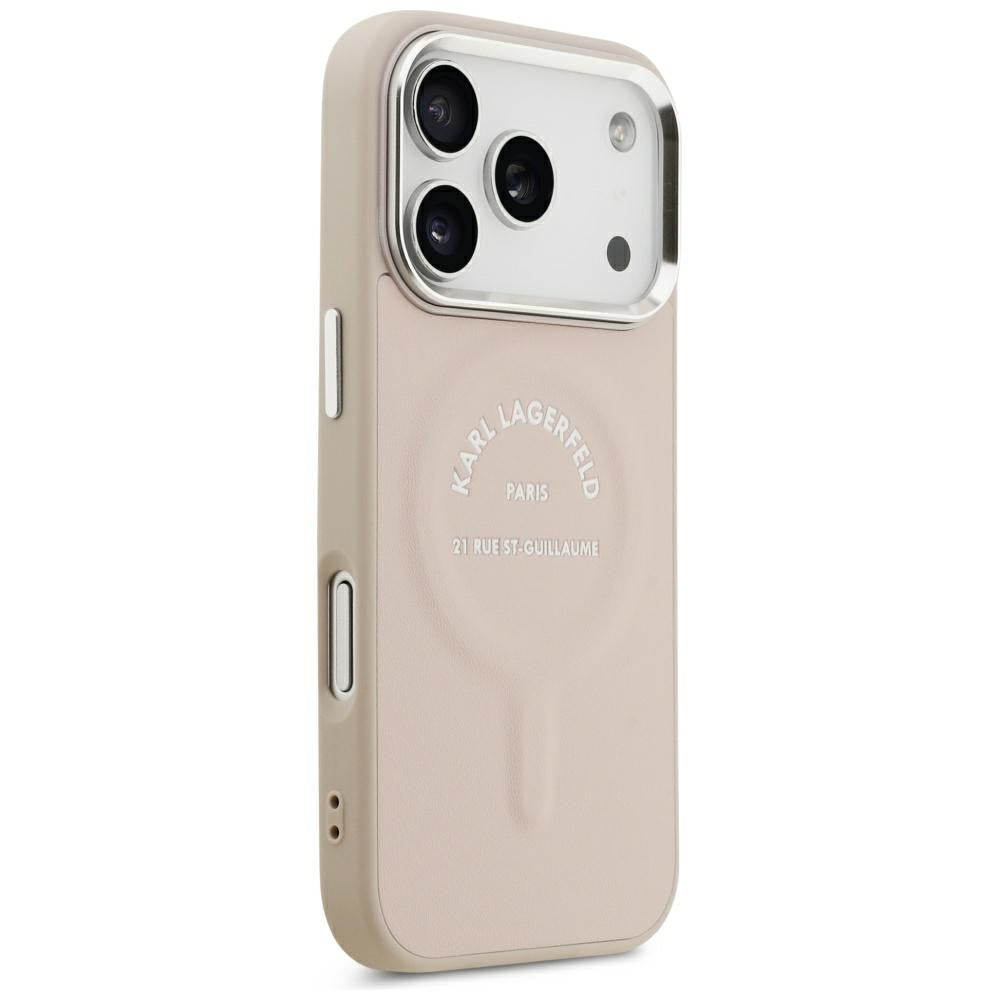 MagSafe futrola za Apple iPhone 18 Pro Max / 17 Pro Max, Karl Lagerfeld, Ring Karl RSG Logo, Roze