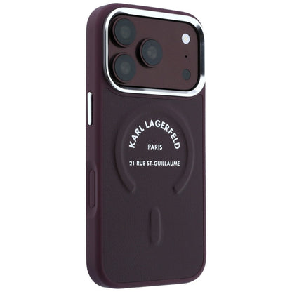 MagSafe futrola za Apple iPhone 18 Pro Max / 17 Pro Max, Karl Lagerfeld, Ring Karl RSG Logo, Bordo