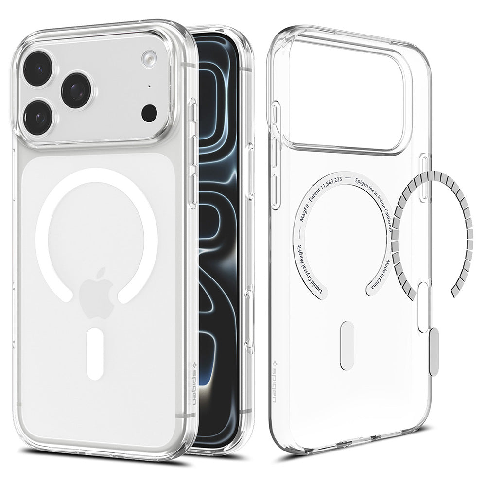 MagSafe futrola za Apple iPhone 18 Pro Max / 17 Pro Max, Spigen, Liquid Crystal, Providna Bela ACS12143