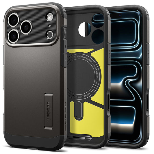 MagSafe futrola za Apple iPhone 18 Pro Max / 17 Pro Max, Spigen, Tough Armor T, Siva ACS12137