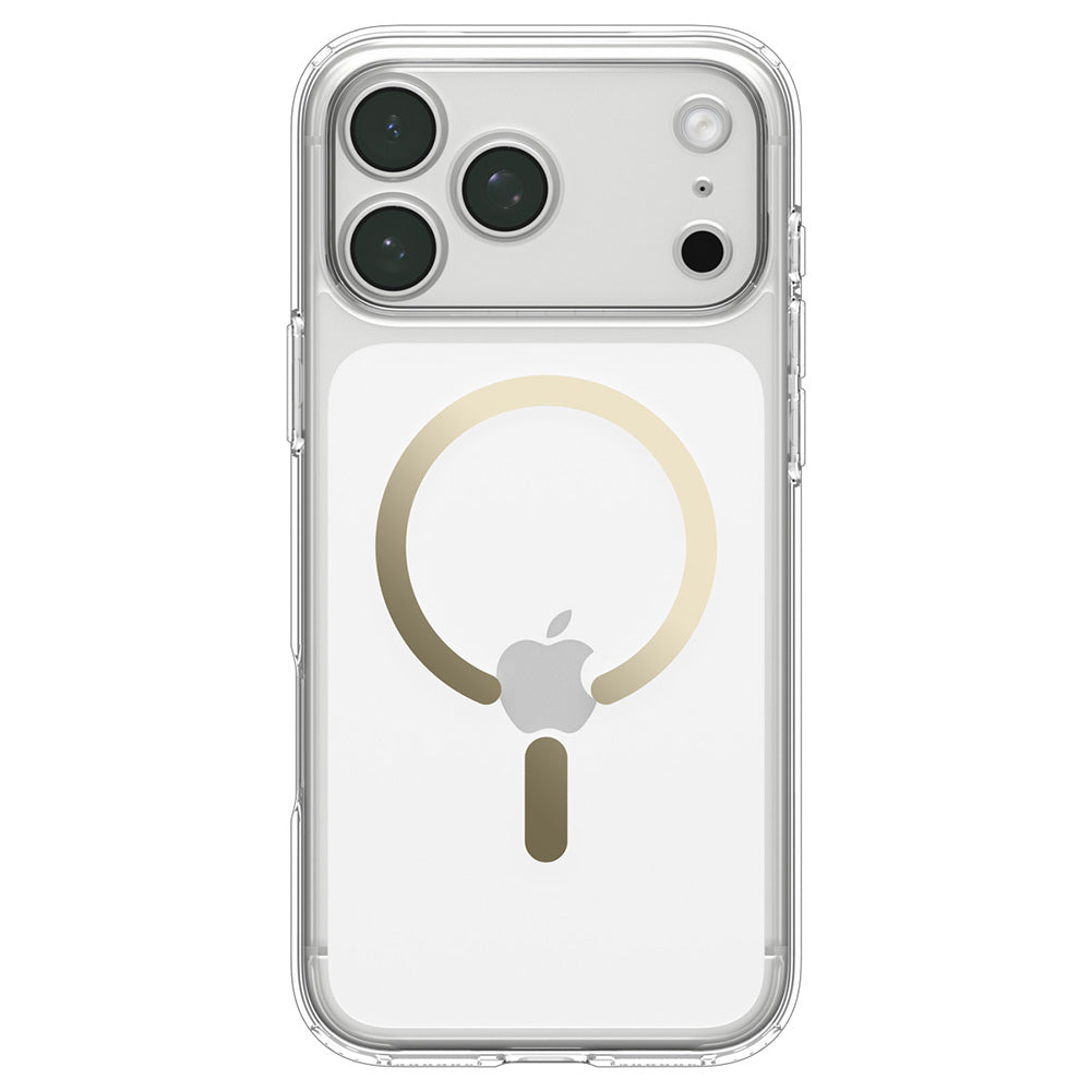 MagSafe futrola za Apple iPhone 18 Pro Max / 17 Pro Max, Spigen, Ultra Hybrid, Zlatno Providna ACS12120