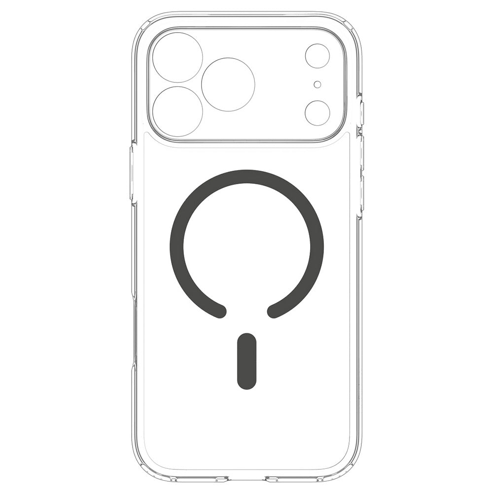 MagSafe futrola za Apple iPhone 18 Pro Max / 17 Pro Max, Spigen, Ultra Hybrid, Siva Providna ACS12119