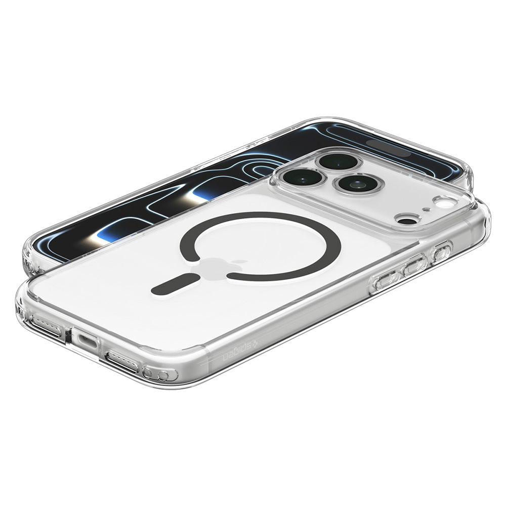 MagSafe futrola za Apple iPhone 18 Pro Max / 17 Pro Max, Spigen, Ultra Hybrid, Siva Providna ACS12119
