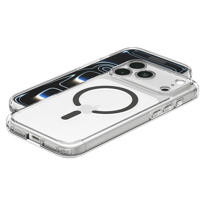 MagSafe futrola za Apple iPhone 18 Pro Max / 17 Pro Max, Spigen, Ultra Hybrid, Siva Providna ACS12119