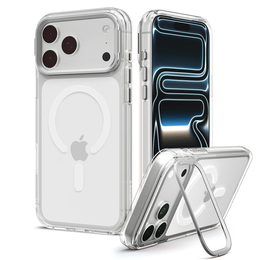 MagSafe futrola za Apple iPhone 18 Pro Max / 17 Pro Max, Spigen, Ultra Hybrid Optik S, Srebrno Providna ACS11908