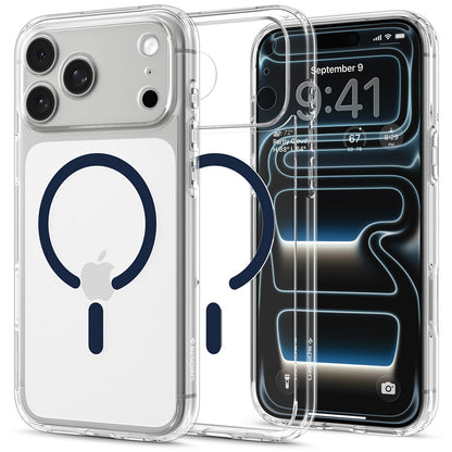 MagSafe futrola za Apple iPhone 18 Pro Max / 17 Pro Max, Spigen, Ultra Hybrid, Providna Tamnoplava ACS12121