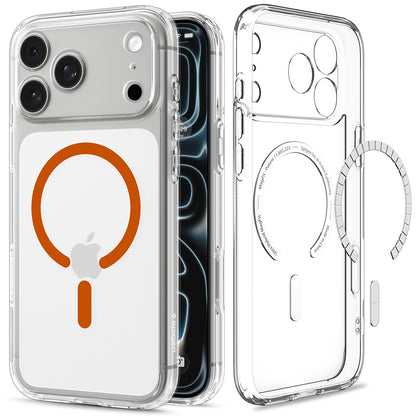 MagSafe futrola za Apple iPhone 18 Pro Max / 17 Pro Max, Spigen, Ultra Hybrid, Providna Narandžasta ACS12122