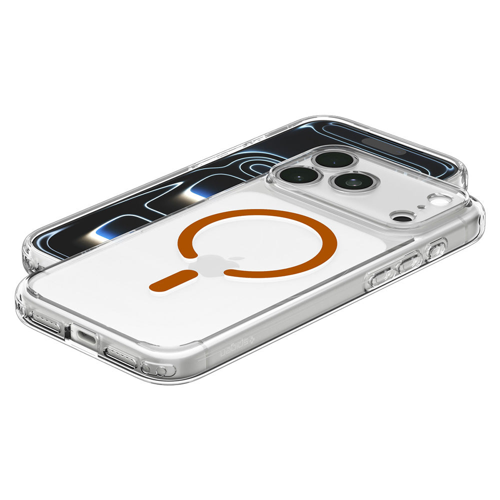 MagSafe futrola za Apple iPhone 18 Pro Max / 17 Pro Max, Spigen, Ultra Hybrid, Providna Narandžasta ACS12122