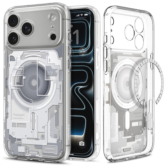 MagSafe futrola za Apple iPhone 18 Pro Max / 17 Pro Max, Spigen, Ultra Hybrid Zero One, Bela ACS12126