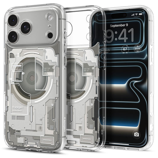 MagSafe futrola za Apple iPhone 18 Pro Max / 17 Pro Max, Spigen, Ultra Hybrid Zero One, Siva ACS12127