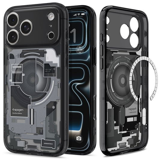 MagSafe futrola za Apple iPhone 18 Pro Max / 17 Pro Max, Spigen, Ultra Hybrid Zero One, Crna ACS12128