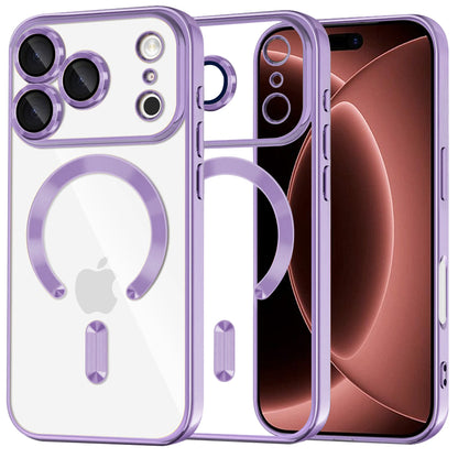 MagSafe futrola za Apple iPhone 18 Pro Max / 17 Pro Max, Techsuit, Luxury Crystal, Svetlo Ljubičasta