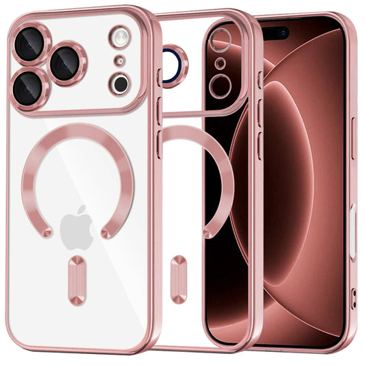 MagSafe futrola za Apple iPhone 18 Pro Max / 17 Pro Max, Techsuit, Luxury Crystal, Roze