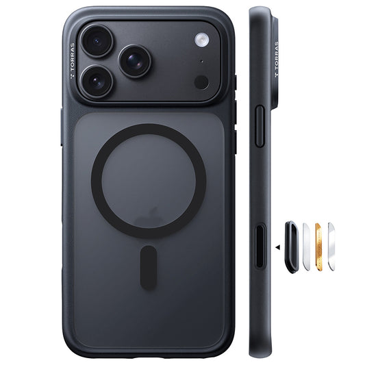 MagSafe futrola za Apple iPhone 18 Pro Max / 17 Pro Max, Torras, Guardian, Crna