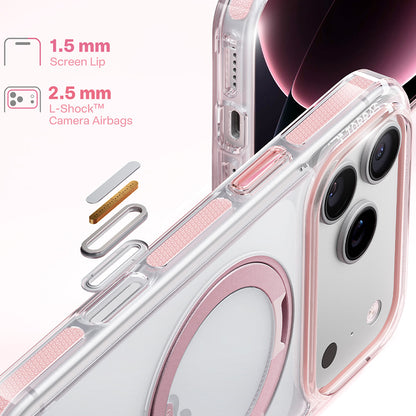 MagSafe futrola za Apple iPhone 18 Pro Max / 17 Pro Max, Torras, Ostand O3 Light, Roze