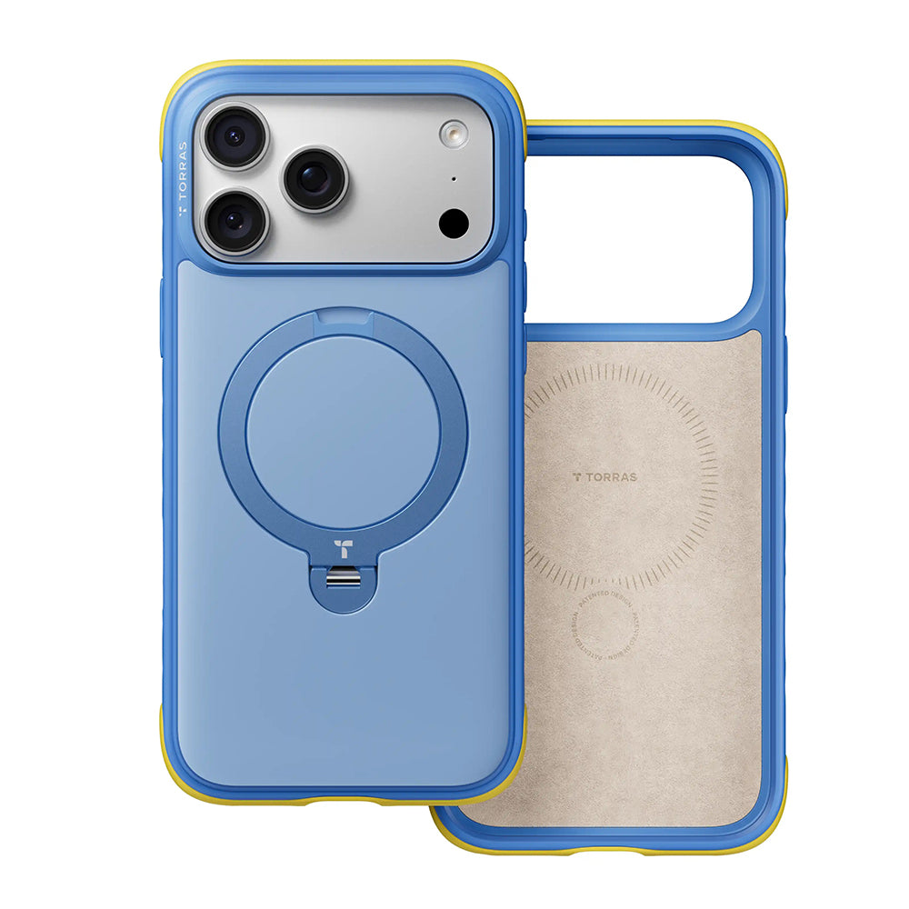MagSafe futrola za Apple iPhone 18 Pro Max / 17 Pro Max, Torras, Ostand Q3 Rugged, Plava