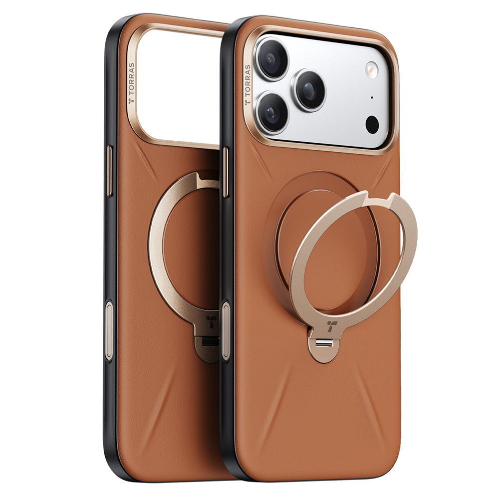 MagSafe futrola za Apple iPhone 18 Pro Max / 17 Pro Max, Torras, QPRO Leather, Braon
