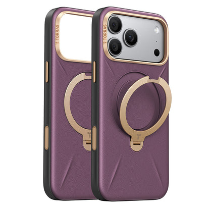 MagSafe futrola za Apple iPhone 18 Pro Max / 17 Pro Max, Torras, QPRO Leather, Ljubičasta