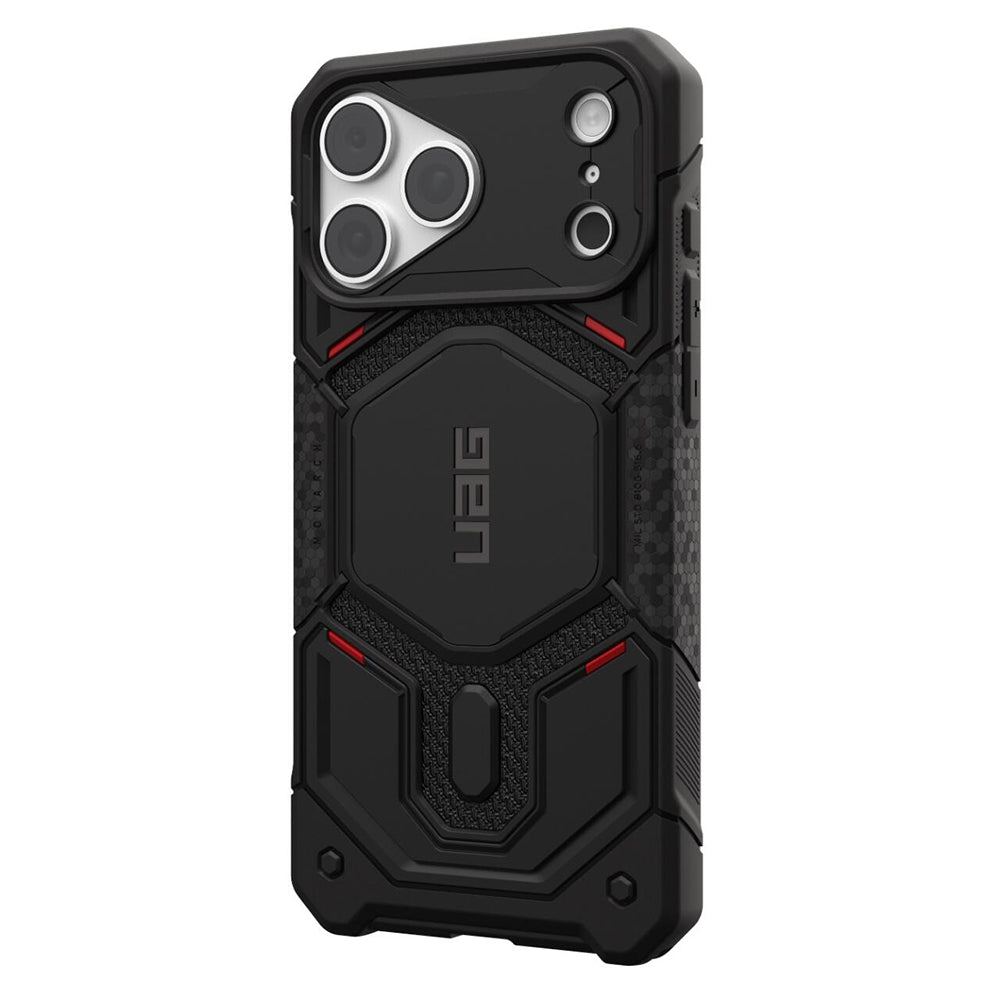 MagSafe futrola za Apple iPhone 18 Pro Max / 17 Pro Max, Urban Armor Gear, Monarch Pro Kevlar, Crna