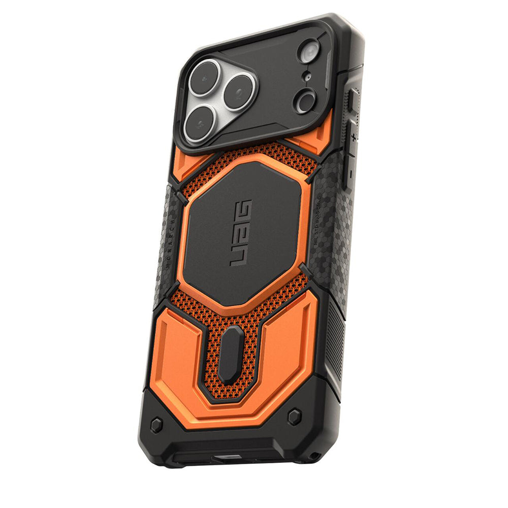 MagSafe futrola za Apple iPhone 18 Pro Max / 17 Pro Max, Urban Armor Gear, Monarch Pro Kevlar, Narandžasta