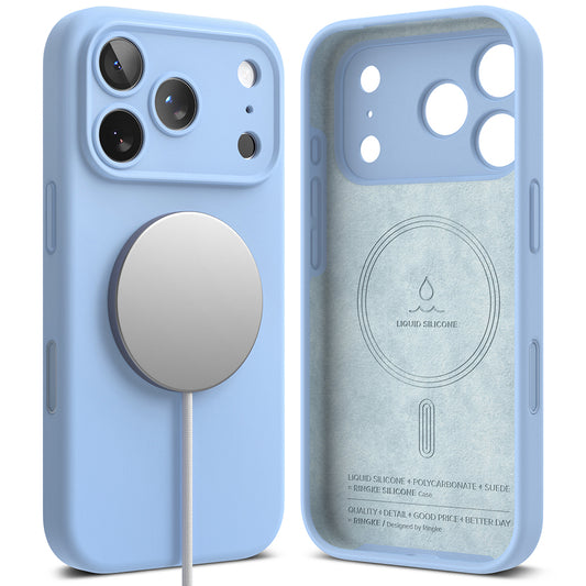 MagSafe futrola za Apple iPhone 18 Pro, Ringke, Silikonska, Plava