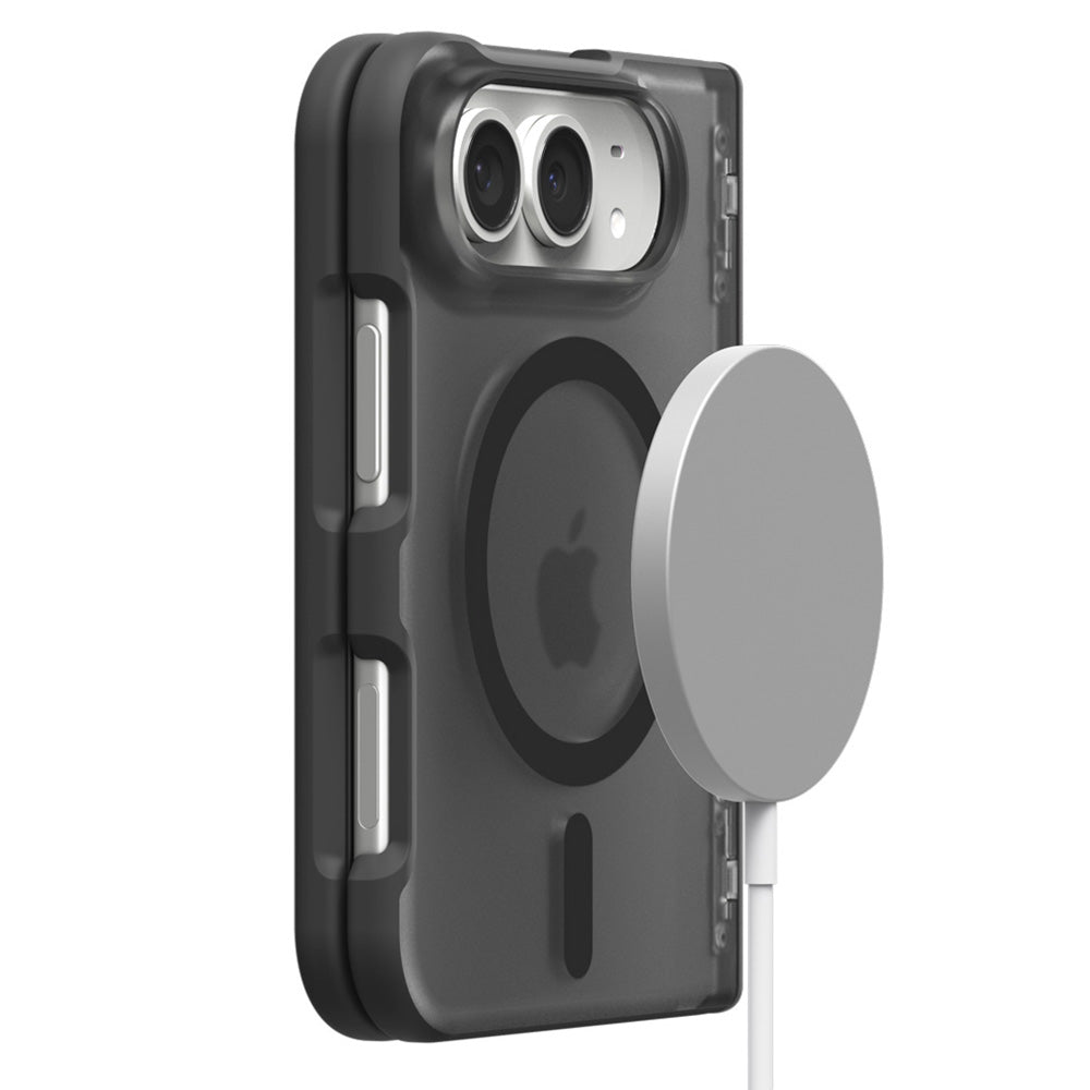 MagSafe maska za Apple iPhone Duo, Spigen, Ultra Hybrid Pro, satensko crna ACS11689