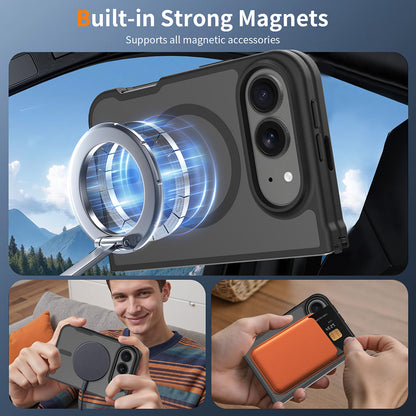 Maska MagSafe za Apple iPhone Duo, Techsuit, PureFrost, satensko crna