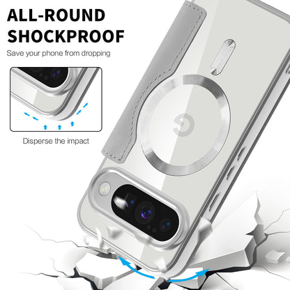 MagSafe futrola za Google Pixel 10 Pro / 10, Techsuit, SmartMag Book, Siva