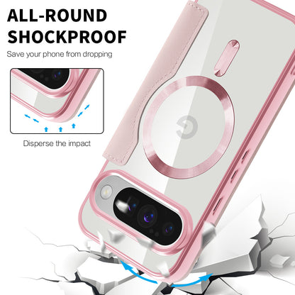 MagSafe futrola za Google Pixel 10 Pro / 10, Techsuit, SmartMag Book, Roze