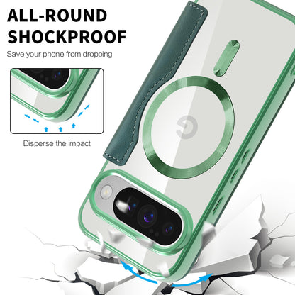 MagSafe futrola za Google Pixel 10 Pro / 10, Techsuit, SmartMag Book, Zelena