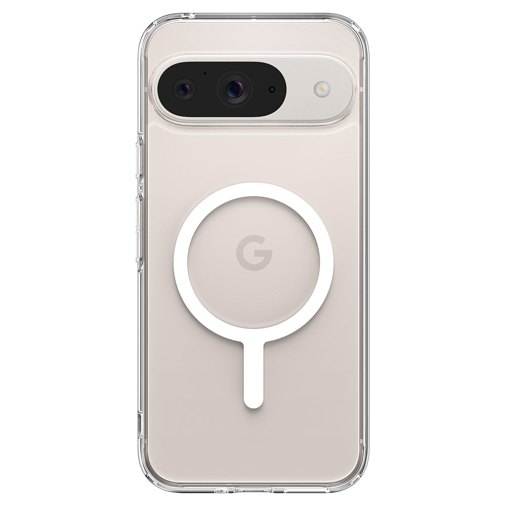 Futrola MagSafe za Google Pixel 9 / 9 Pro, Spigen, Ultra Hybrid Metal Ring, Transparentna ACS07686