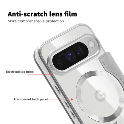 MagSafe futrola za Google Pixel 10 Pro / 10, Techsuit, SmartMag Book, Siva