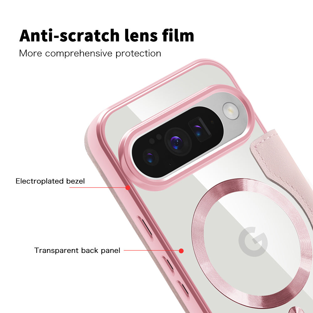 MagSafe futrola za Google Pixel 10 Pro / 10, Techsuit, SmartMag Book, Roze