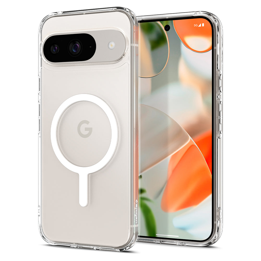 Futrola MagSafe za Google Pixel 9 / 9 Pro, Spigen, Ultra Hybrid Metal Ring, Transparentna ACS07686