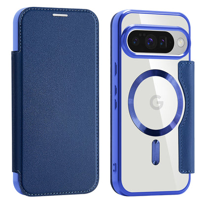 MagSafe futrola za Google Pixel 10 Pro / 10, Techsuit, SmartMag Book, Plava