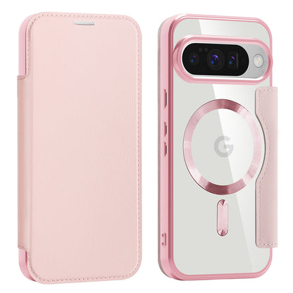 MagSafe futrola za Google Pixel 10 Pro / 10, Techsuit, SmartMag Book, Roze