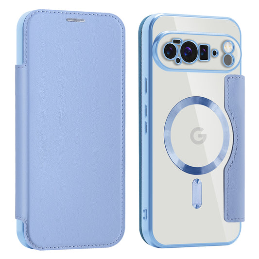 MagSafe futrola za Google Pixel 10 Pro XL, Techsuit, SmartMag Book, Plava