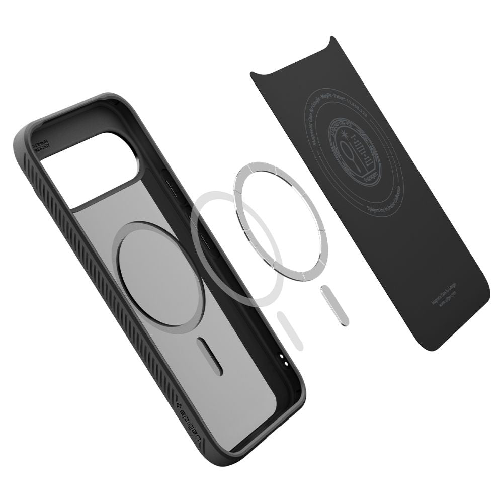 MagSafe futrola za Google Pixel 10 Pro / 10, Spigen, Liquid Air, Crna Mat ACS09695