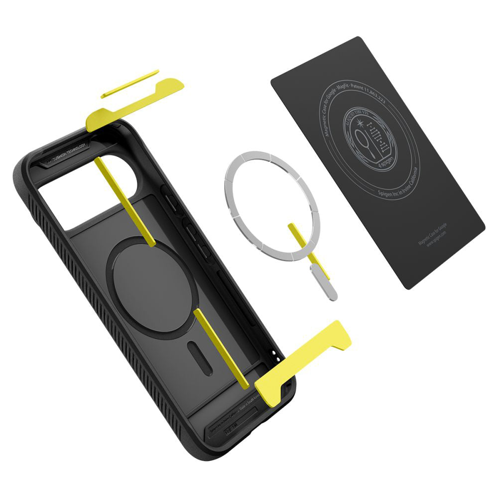 MagSafe futrola za Google Pixel 10 Pro / 10, Spigen, Rugged Armor, Crna Mat ACS09698