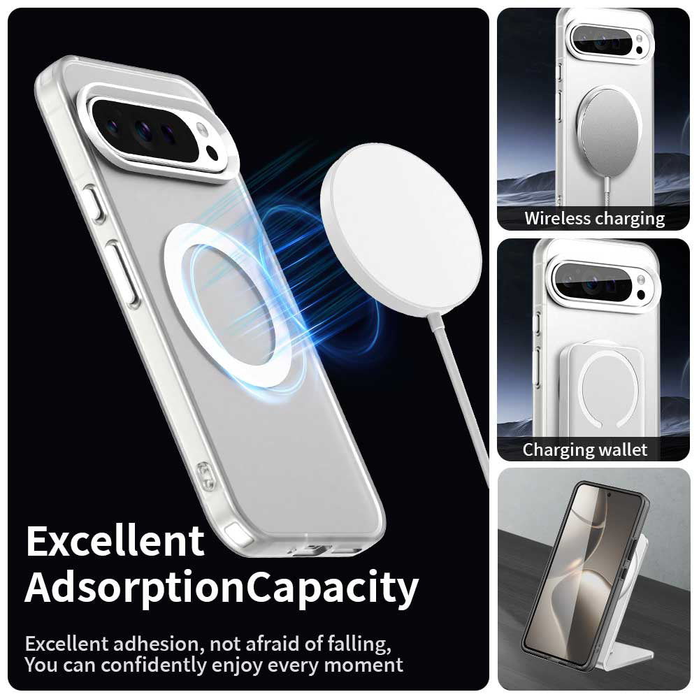 MagSafe futrola za Google Pixel 10 Pro / 10, Techsuit, CandyCase, Bela