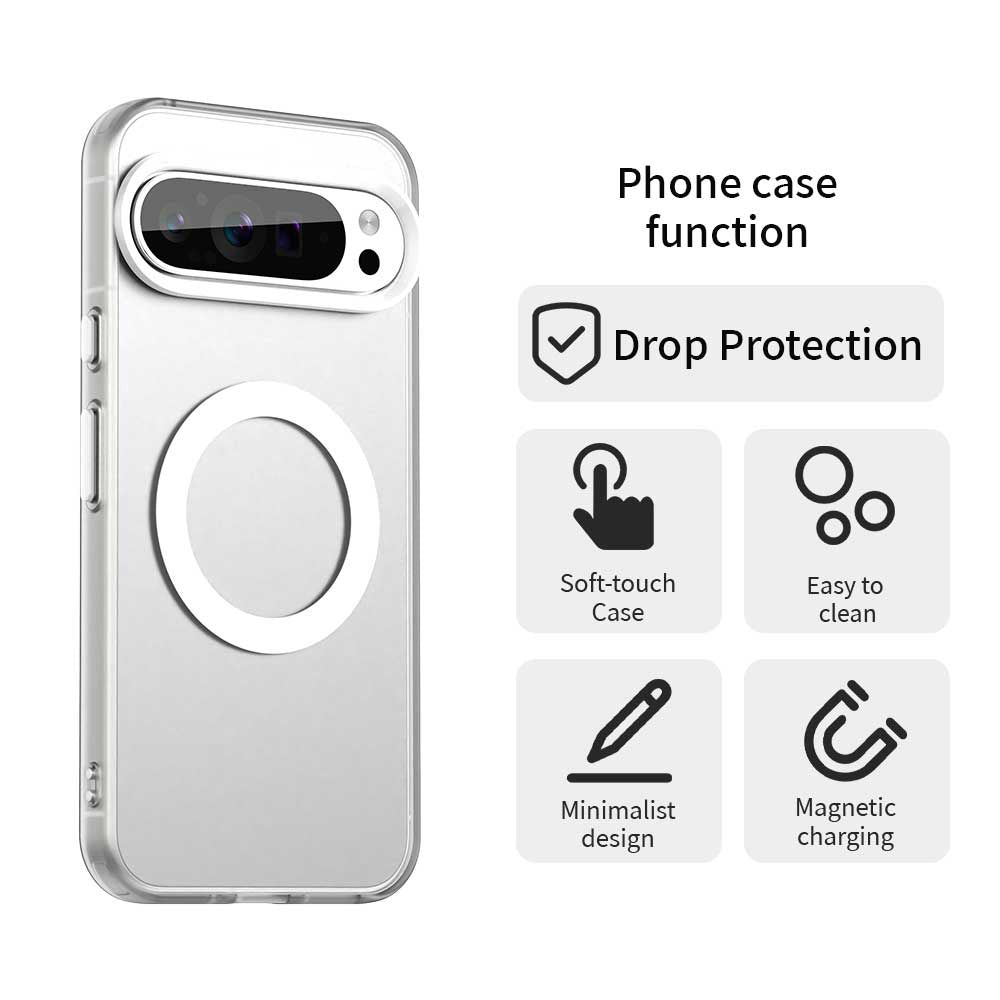 MagSafe futrola za Google Pixel 10 Pro / 10, Techsuit, CandyCase, Bela