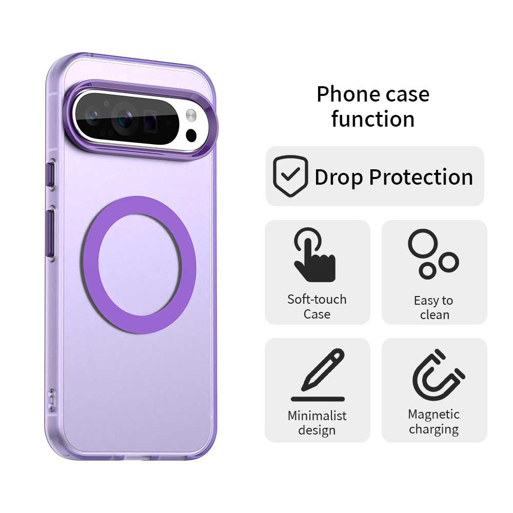 MagSafe futrola za Google Pixel 10 Pro / 10, Techsuit, CandyCase, Ljubičasta