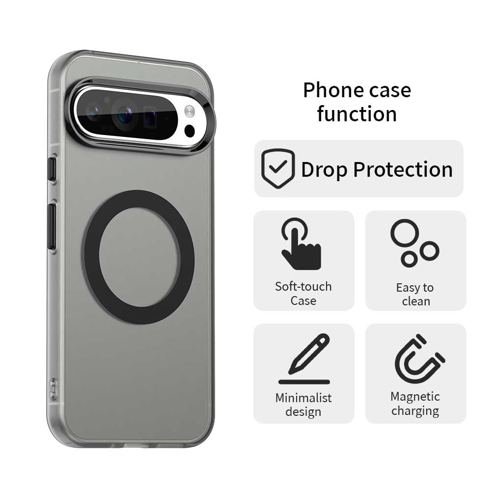 MagSafe futrola za Google Pixel 10 Pro / 10, Techsuit, CandyCase, Crna
