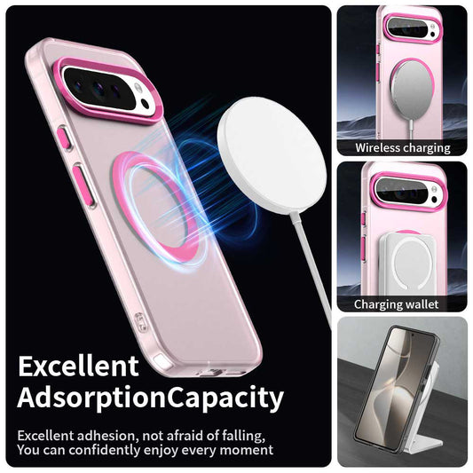 MagSafe futrola za Google Pixel 10 Pro / 10, Techsuit, CandyCase, Roze