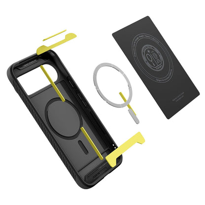 Futrola MagSafe za Google Pixel 10 Pro XL, Spigen, Rugged Armor, Mat Crna ACS09721