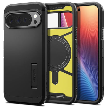 Futrola MagSafe za Google Pixel 10 Pro XL, Spigen, Tough Armor, Crna