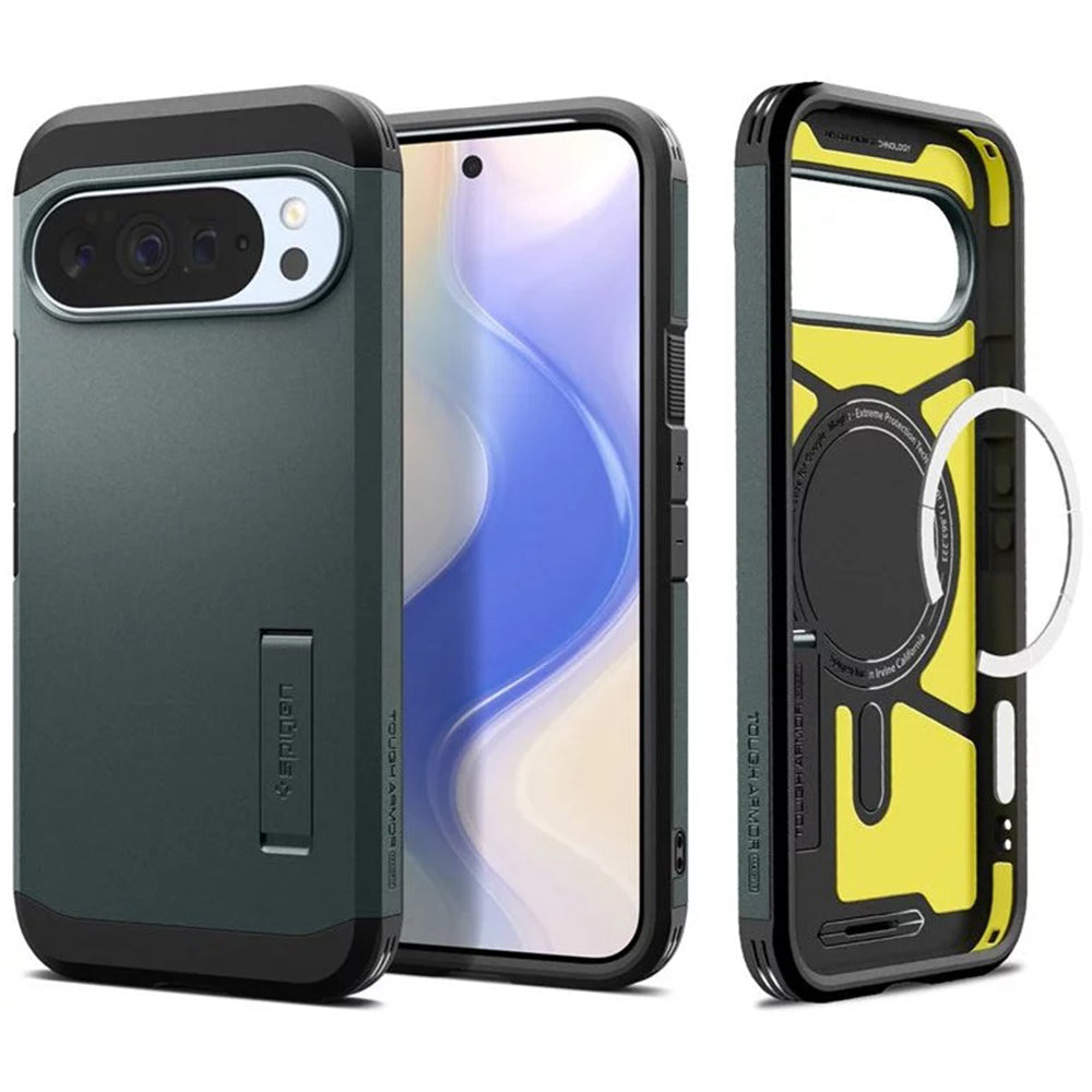 MagSafe futrola za Google Pixel 10 Pro XL, Spigen, Tough Armor, Zelena ACS09730
