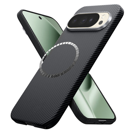 Futrola MagSafe za Google Pixel 10 Pro XL, Techsuit, Aramid Fiber, Crna